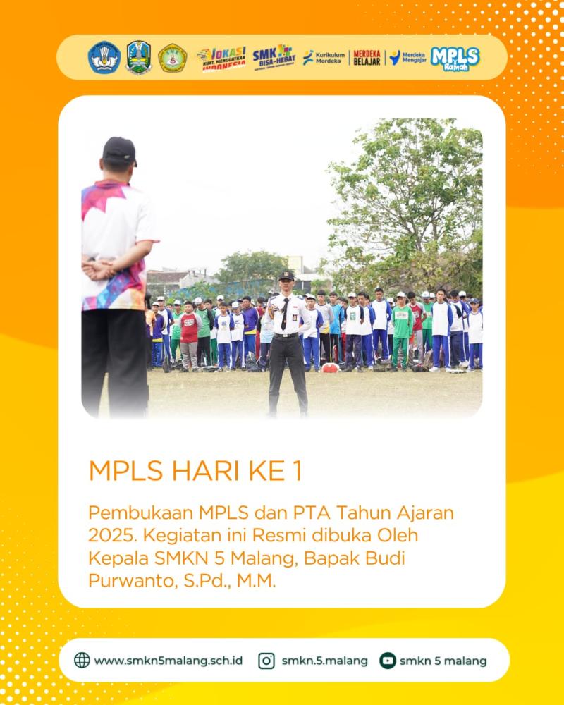 MPLS 2025 SMK NEGERI 5 MALANG