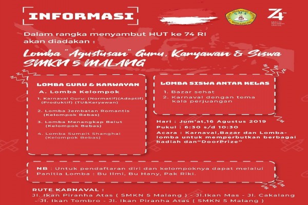 -Agustusan- Guru, Karyawan & Siswa