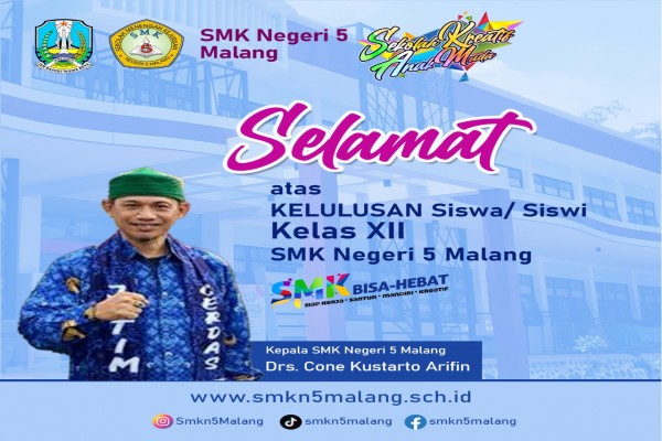 SELAMAT ATAS KELULUSAN SISWA/SISWI KELAS XII