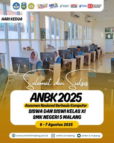 ANBK 2025 Hari Kedua, SMKN 5 Malang Fokus pada Numerasi