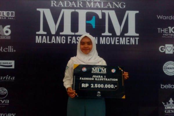 SISWI SMKN 5 SABET JUARA 1 LOMBA DESAIN DI MFM