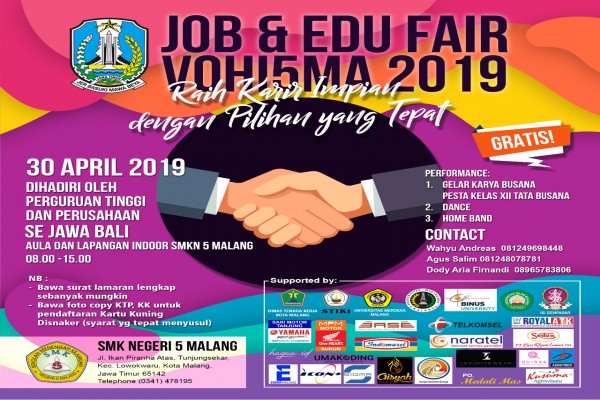 Job & Edu Fair VOHISMA 2019