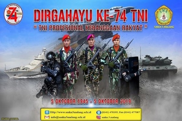 Dirgahayu TNI Ke-74 TNI